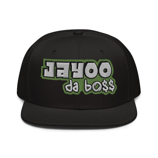 Black Embroidered Jayoo Da Boss Hat