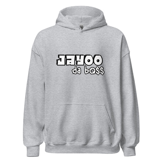 Grey Da Boss Hoodie